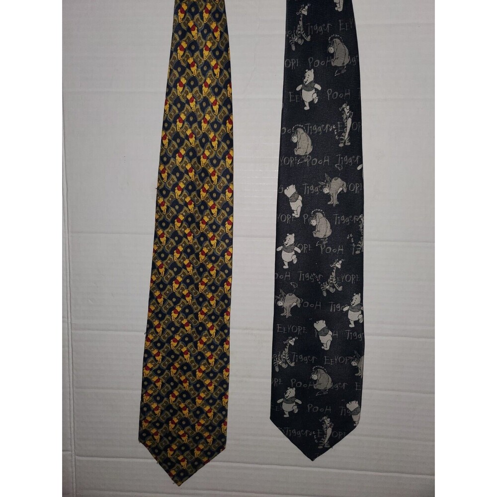 Lot Of 2 Winnie The Pooh Neckties
